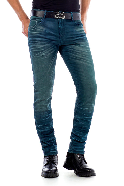 CD492 Slim Fit Low Waist Men's Jeans