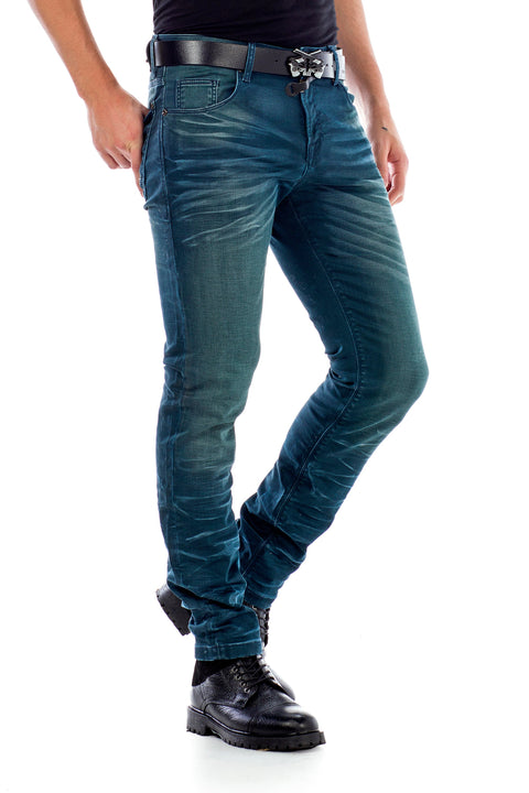 CD492 Slim Fit Low Waist Men's Jeans