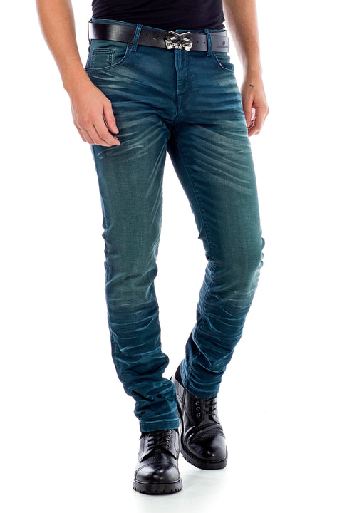CD492 Slim Fit Low Waist Men's Jeans