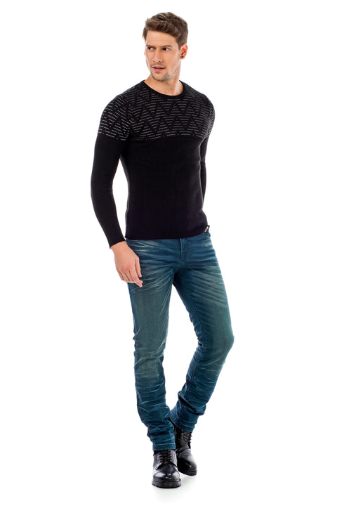 CD492 Slim Fit Low Waist Men's Jeans
