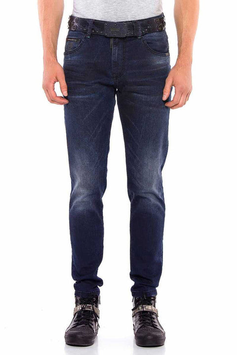 CD540 Basic Pocket Stitched Men's Jeans
