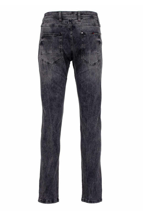 CD543 Thin Patterned Light Men's Jean Trousers