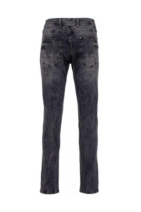 CD543 Thin Patterned Light Men's Jean Trousers