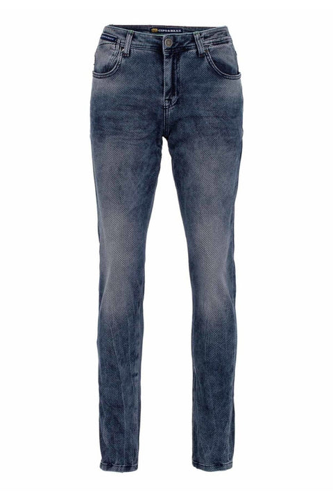 CD543 Thin Patterned Light Men's Jean Trousers