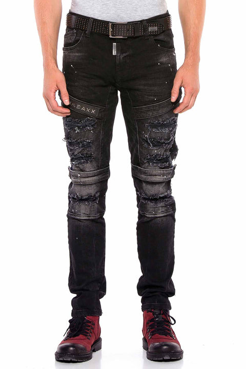 CD555 Slim Cut Basic Men's Jean Trousers