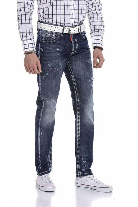 CD606 Comfortable Cut Men's Jean Trousers