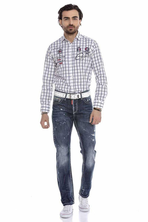 CD606 Comfortable Cut Men's Jean Trousers