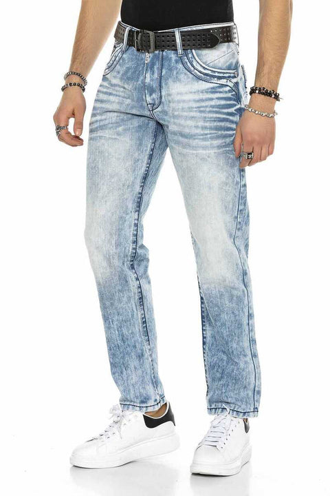 CD616 Pocket Detailed Relax Fit Men's Jean Trousers