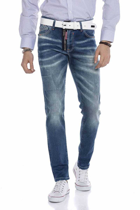 CD673 Slim Fit Men's Jean Trousers