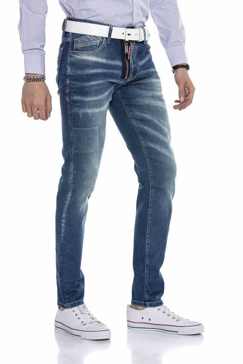 CD673 Slim Fit Men's Jean Trousers