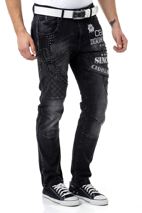 CD696 Street Style Men's Jean Trousers