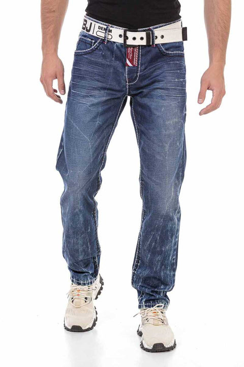 CD709 Basic Men's Jean Trousers