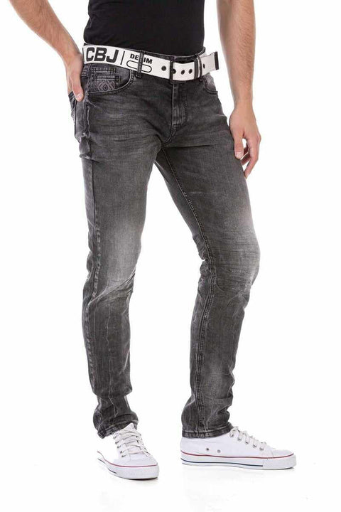 CD712 Basic Slim Fit Men's Jean Trousers