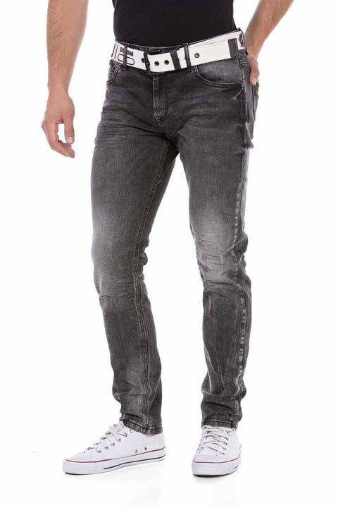 CD712 Basic Slim Fit Men's Jean Trousers