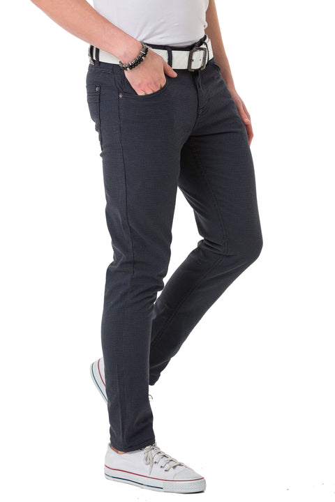CD724 Slim Fit Basic Men's Linen Trousers