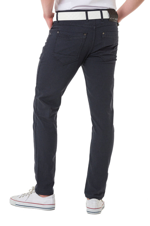CD724 Slim Fit Basic Men's Linen Trousers