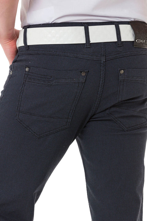 CD724 Slim Fit Basic Men's Linen Trousers
