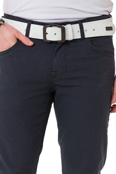 CD724 Slim Fit Basic Men's Linen Trousers