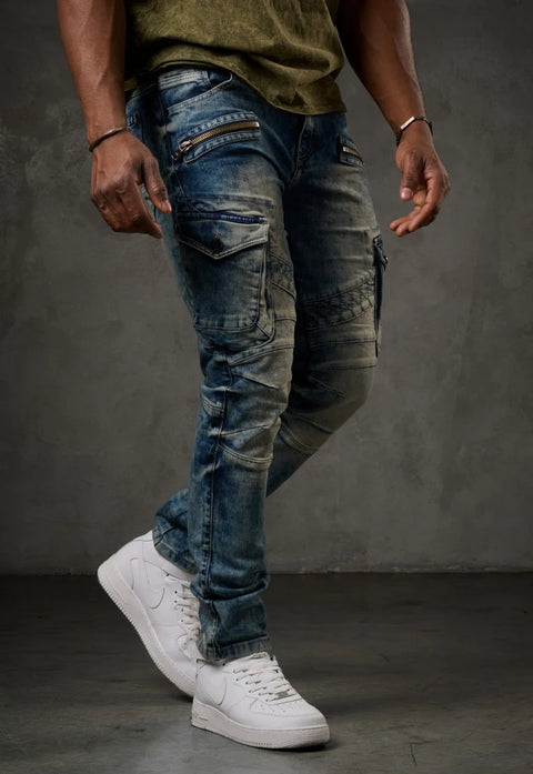 CD780 Biker Style Men's Cargo Pants