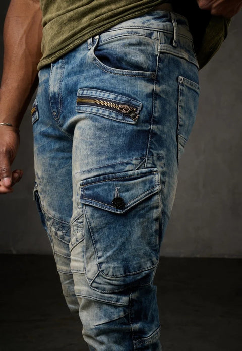 CD780 Biker Style Men's Cargo Pants