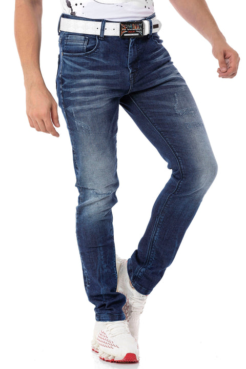 CD806 Basic Men's Jean Trousers