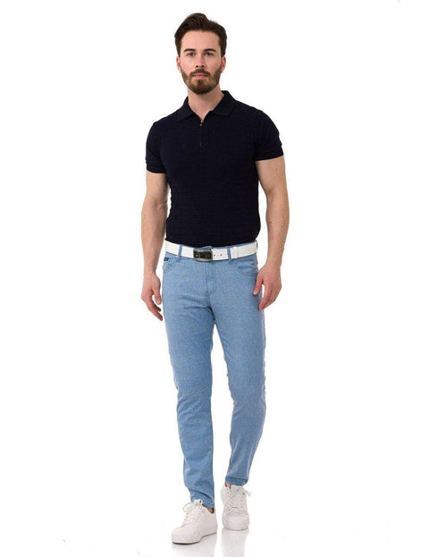 CD840 Linen Slim Fit Men's Trousers