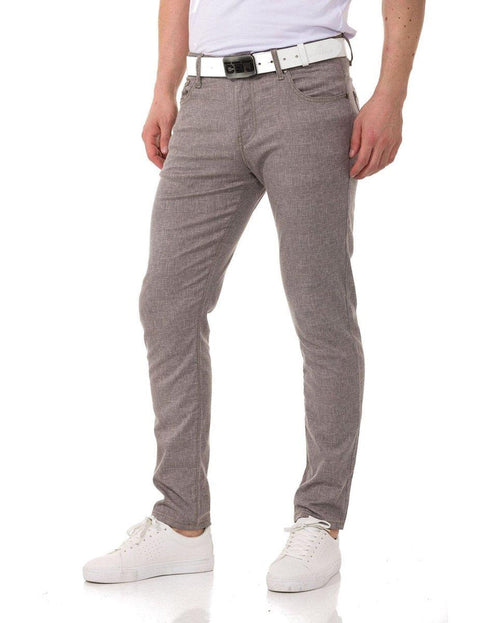 CD840 Linen Slim Fit Men's Trousers