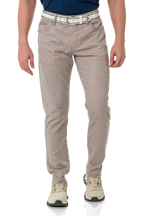 CD840 Linen Slim Fit Men's Trousers