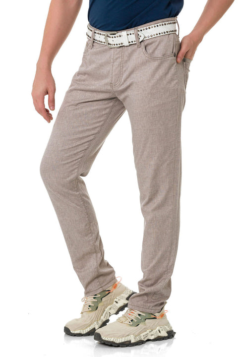 CD840 Linen Slim Fit Men's Trousers