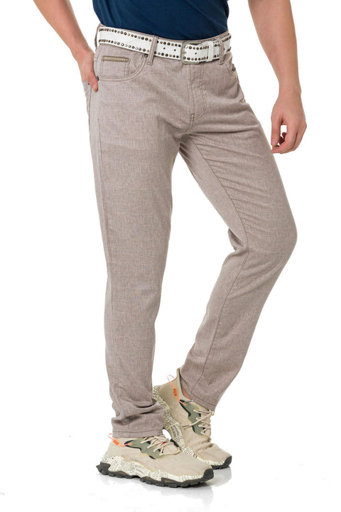 CD840 Linen Slim Fit Men's Trousers