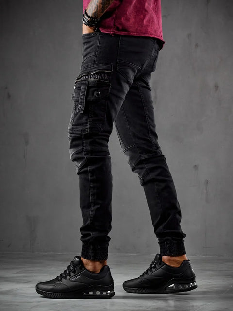 CD845 Comfortable Cut Men's Jean Trousers