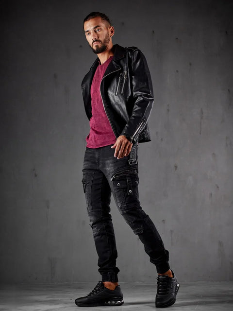 CD845 Comfortable Cut Men's Jean Trousers