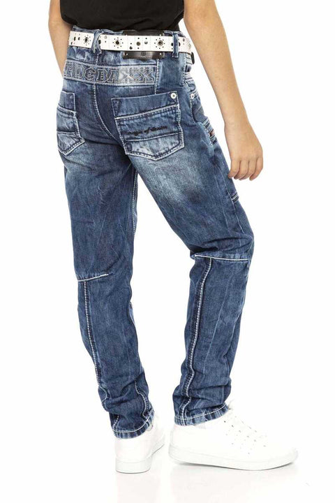 CDK107 Layered Look Boy's Trousers