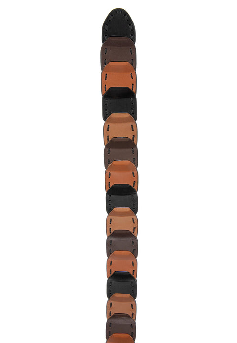 CG104 Men's Leather Belt in Fancy Design