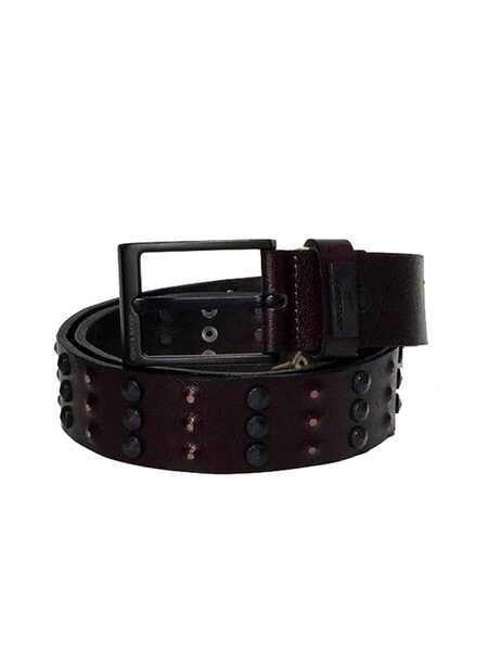 CG122 Men's Leather Belt with Simple Buckle