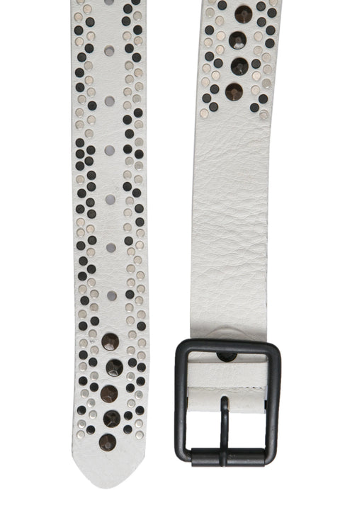 CG132 Metal Embroidered Leather Men's Belt