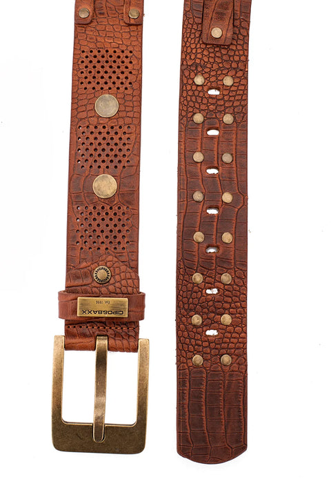 CG158 Riveted Men's Leather Belt