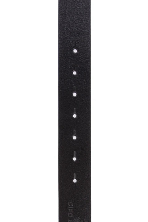 CG161 CBJ Logo Buckle Genuine Leather Belt