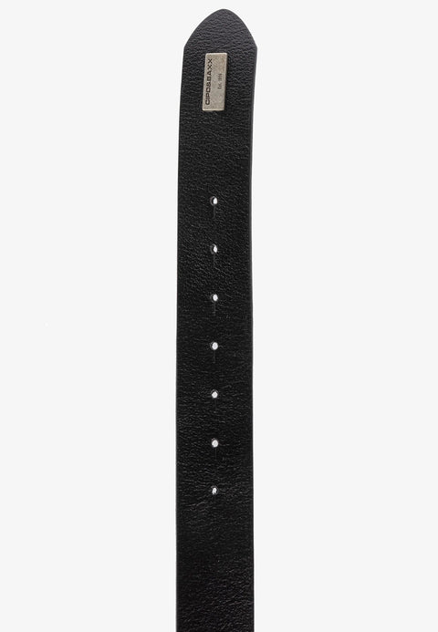 CG164 Leather Belt with Metal Chain Buckle