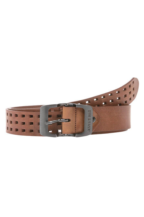 CG168 Men's Belt with Metal Buckle Hole