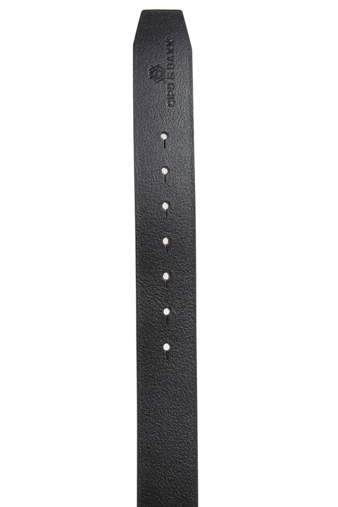 CG191 Leather Belt with Metal Buckle