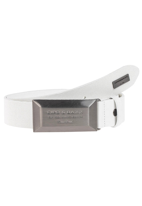 CG195 Leather Belt with Buckle