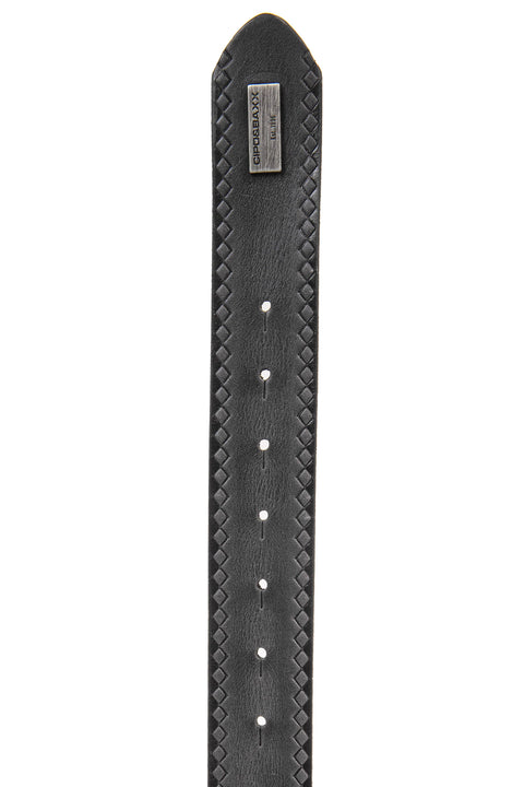 CG196 Leather Belt with Lion Buckle