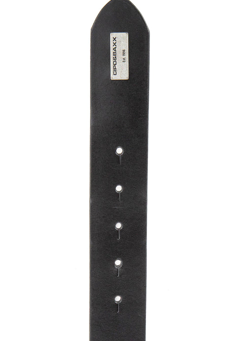 CG201 Leather Belt with Metal Buckle