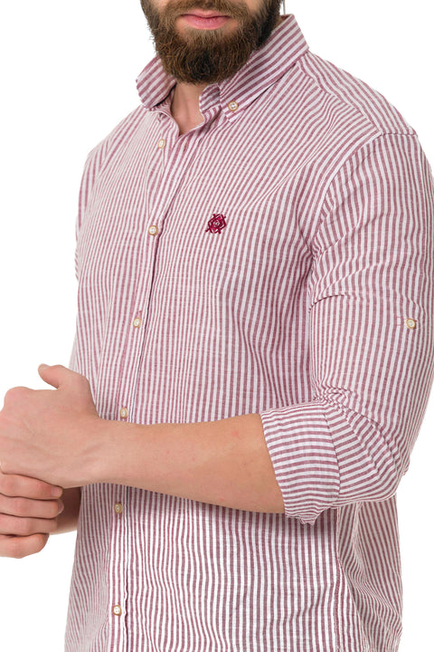 CH194 Striped Linen Shirt