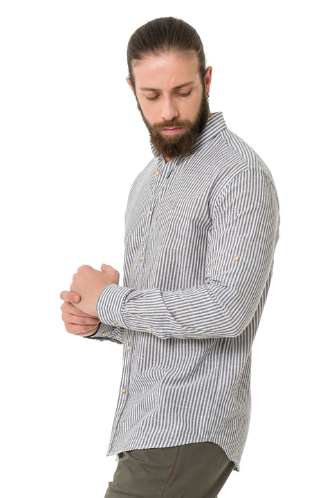 CH194 Striped Linen Shirt