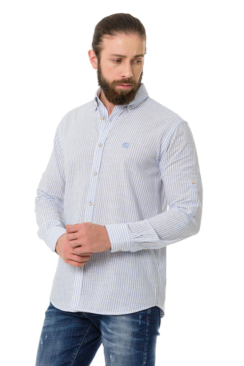 CH194 Striped Linen Shirt