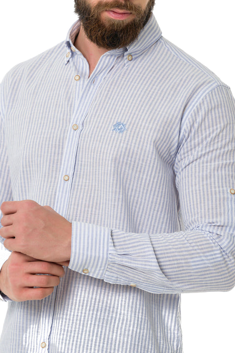 CH194 Striped Linen Shirt