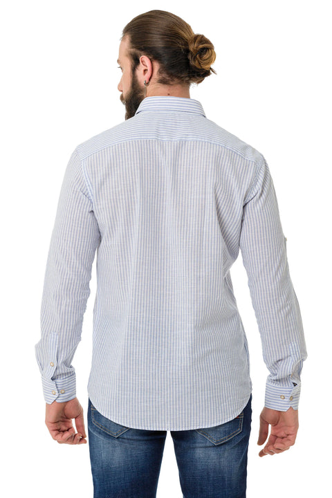 CH194 Striped Linen Shirt
