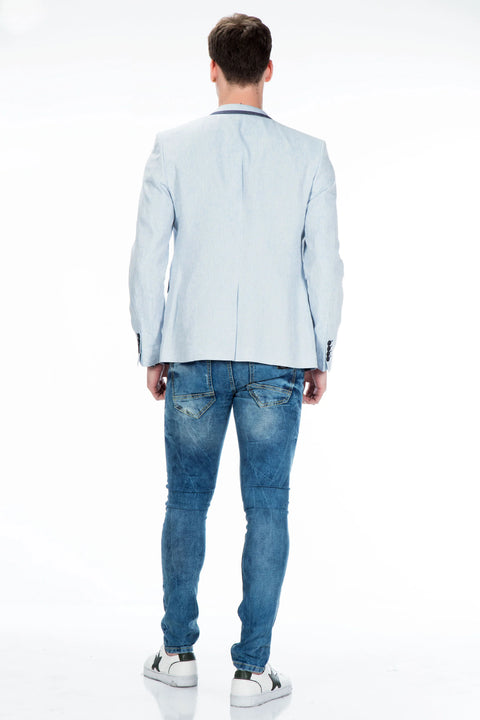 CJ222 Summer Slim Men's Casual Blazer Jacket